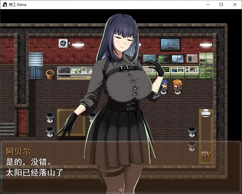 【日式RPG/汉化】 特工埃琳娜：下属能力不足，执行危险任务 机翻汉化版 【新作/1.2G】